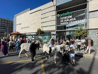 Vídeo: Belén viviente contra los recortes del Cercanías de Málaga