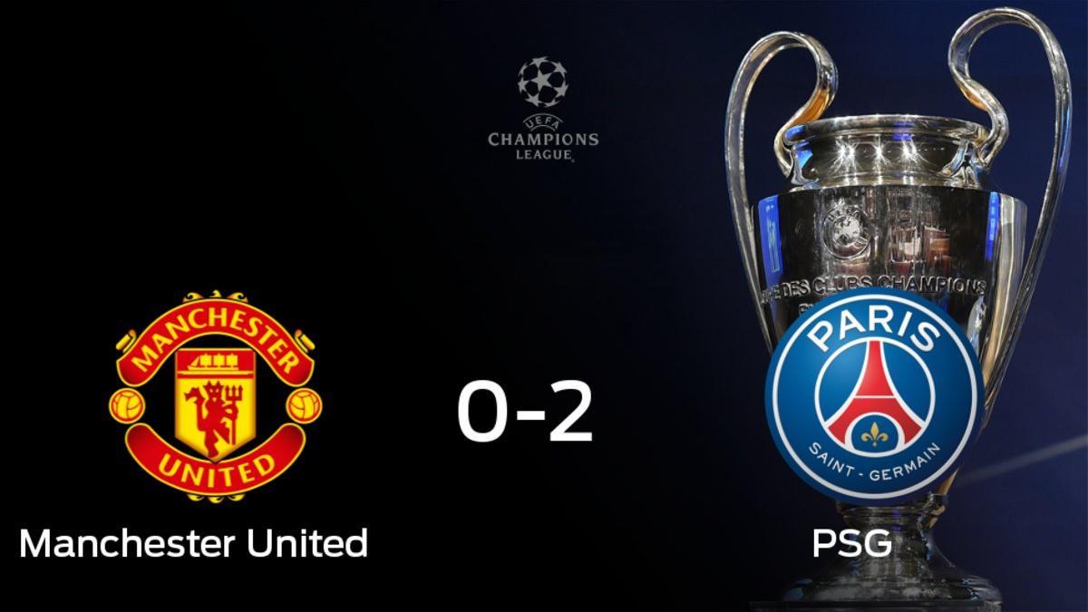 El PSG toma ventaja en el partido de ida de la Champions League después de ganar 0-2 contra el Man. Utd