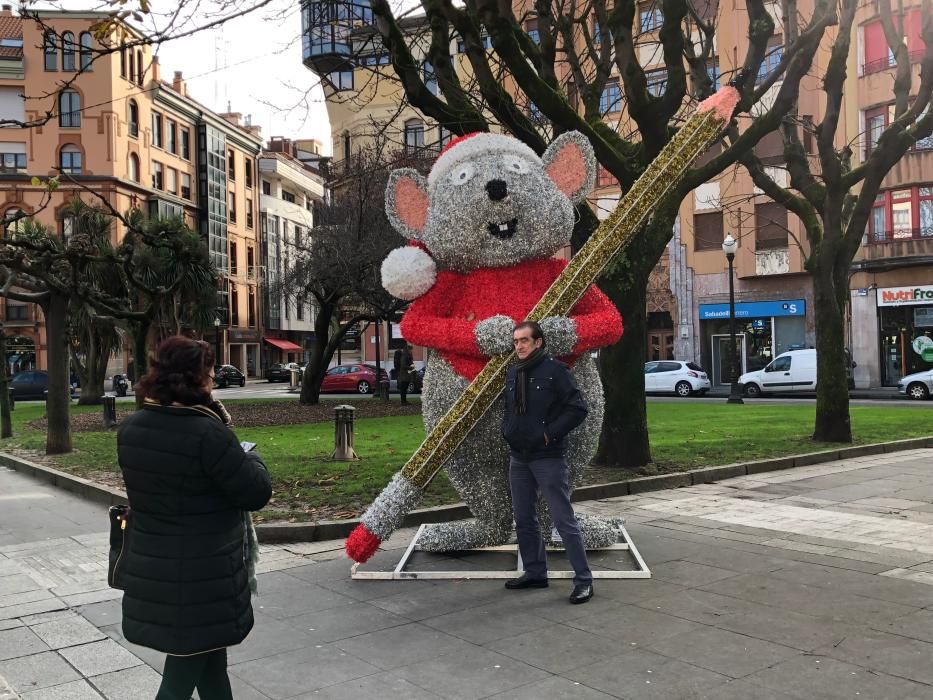 Gijón prepara sus luces de Navidad