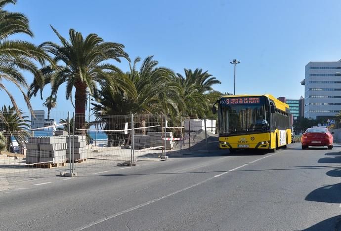 04-03-2020 LAS LPALMAS DE GRAN CANARIA. Obras de la metroguagua paralizadas en la calle Alicante. Fotógrafo: ANDRES CRUZ  | 04/03/2020 | Fotógrafo: Andrés Cruz