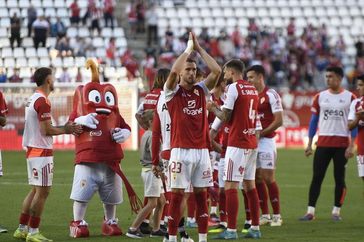 La victoria del Real Murcia frente al Villarreal B, en imágenes