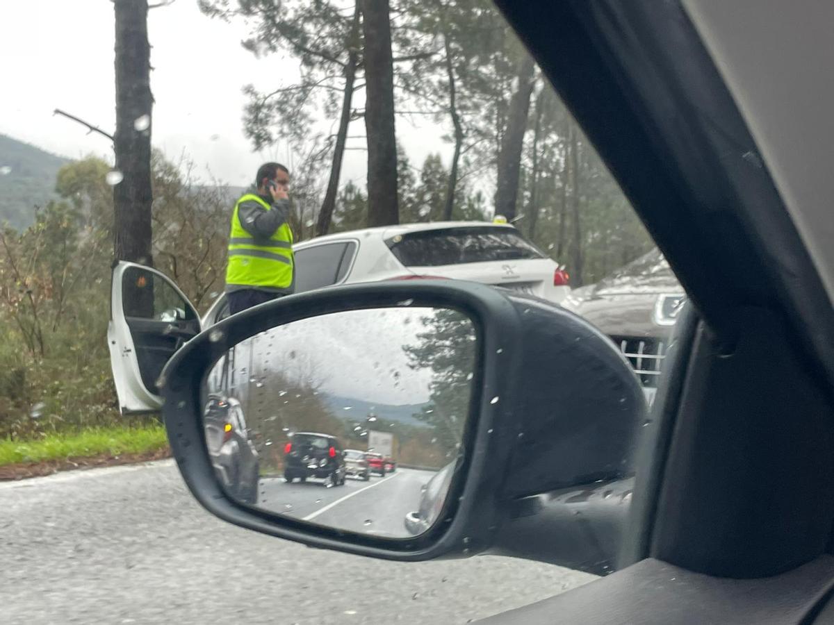 El accidente ocurrido esta tarde.