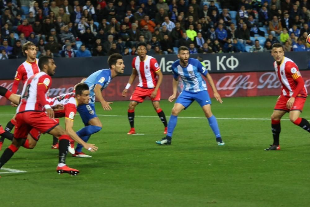 Les millors imatges del Màlaga - Girona (0-0)