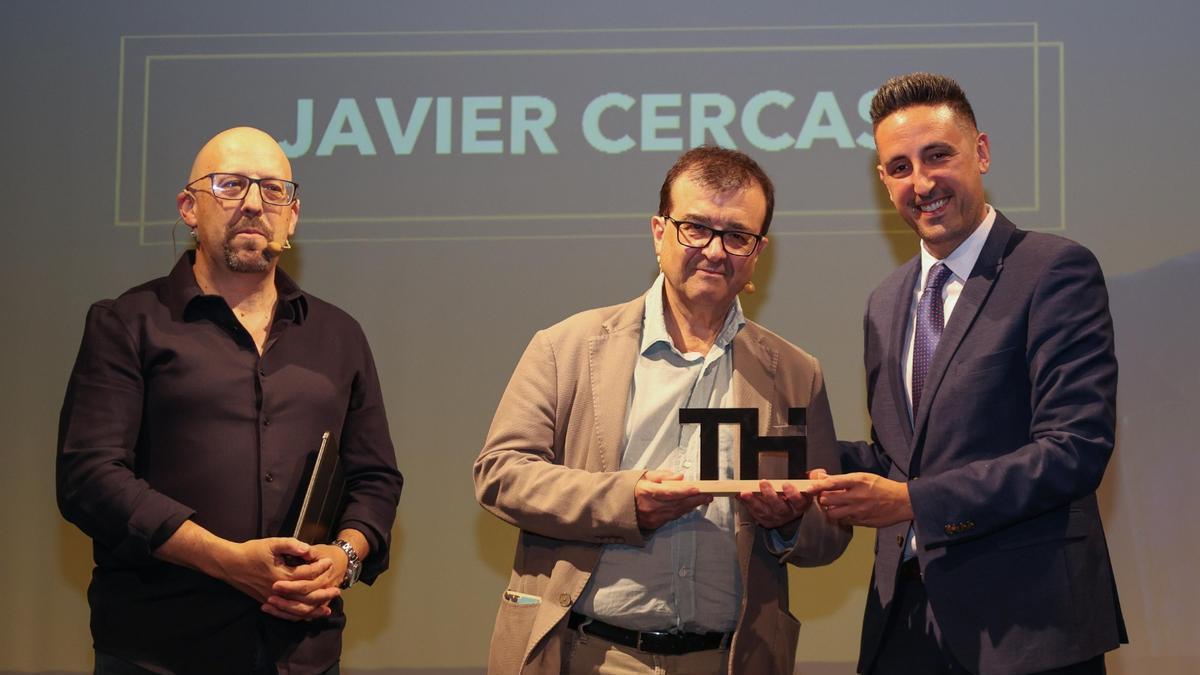 El escritor Javier Cercas en Torrent Històrica.