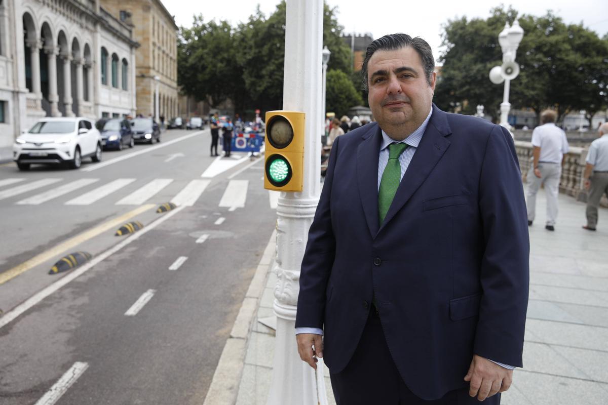 Pelayo Barcia, en el Muro.