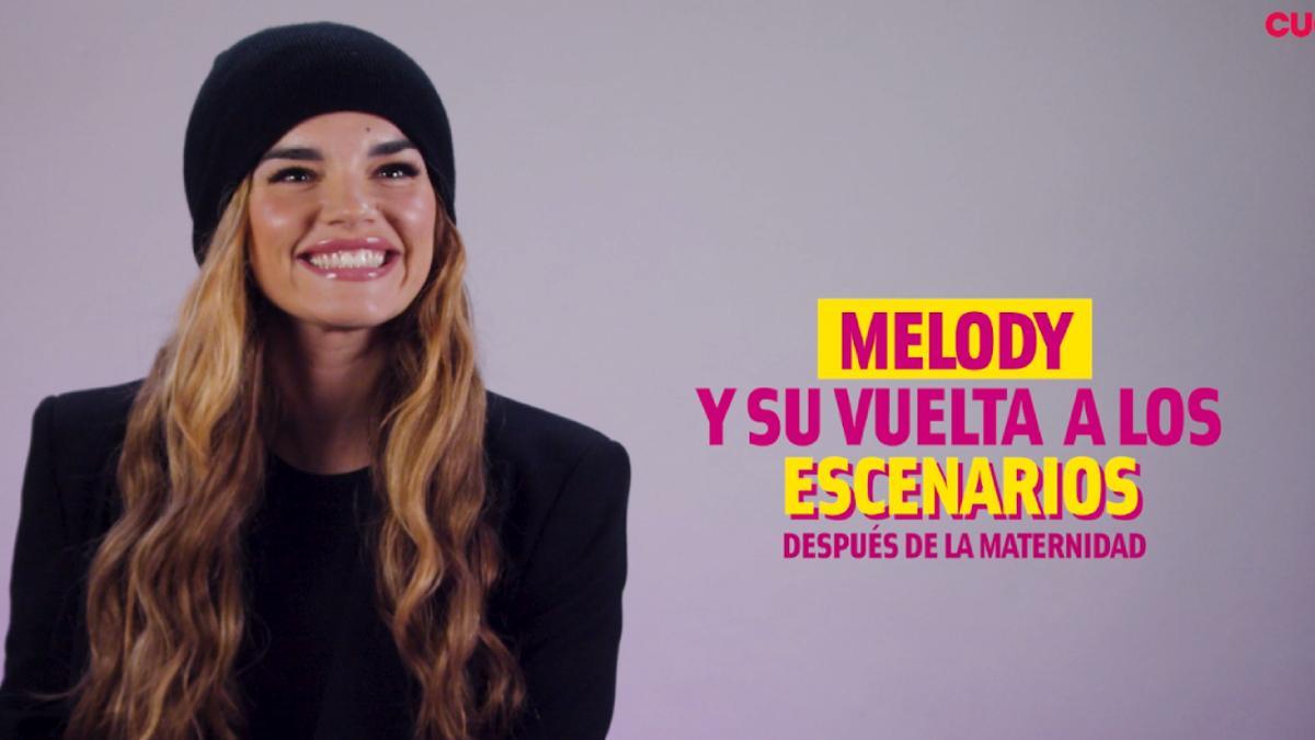 Melody y su vuelta a los escenarios tras ser mamá: ¿piensa enseñarle 'el baile del gorila' al bebé?