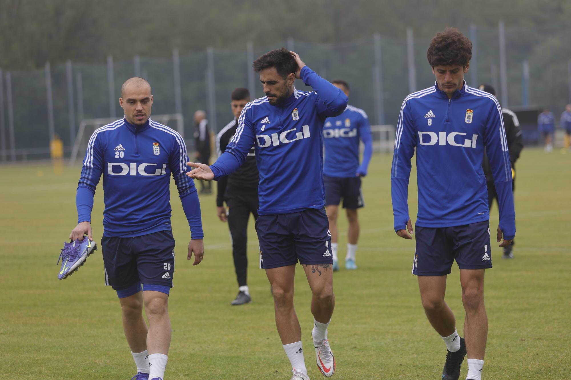 Las imágenes del entrenamiento del Oviedo