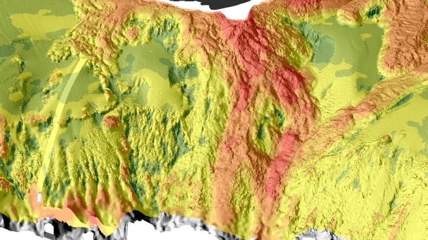 El nuevo relieve de los fondos marinos en La Palma.