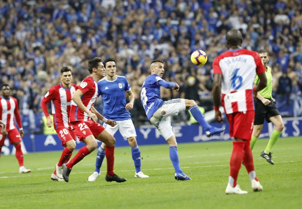 Derbi asturiano: El Real Oviedo - Sporting, en imágenes