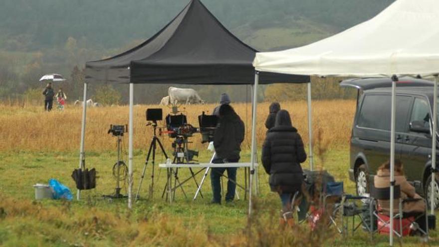 El rodatge d&#039;una producció audiovisual a Bellver de Cerdanya