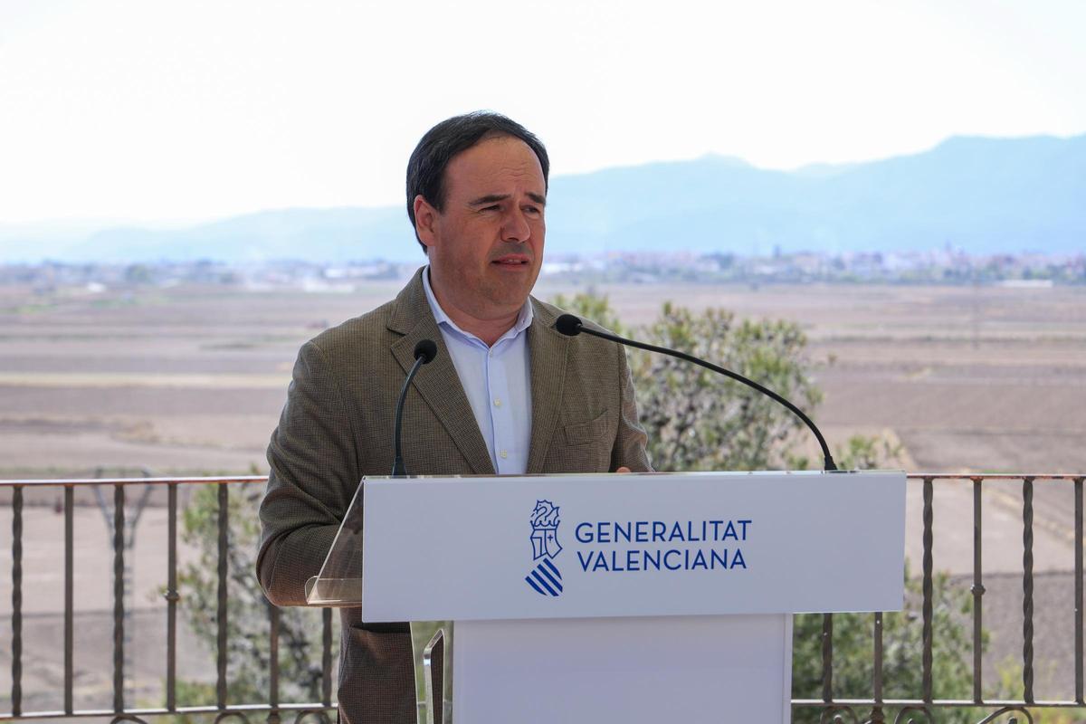 Pérez Llorca, hoy en la presentación del informe