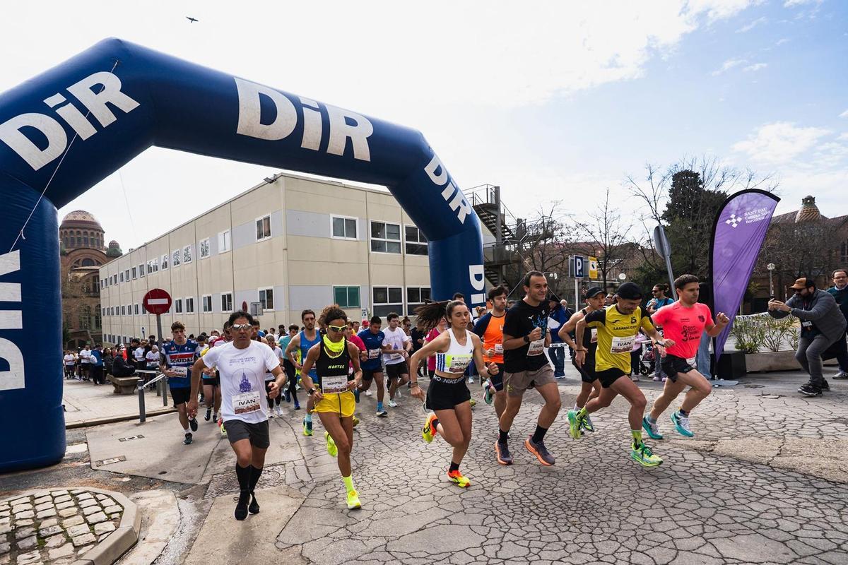 Imagen de la salida de la prueba el pasado año