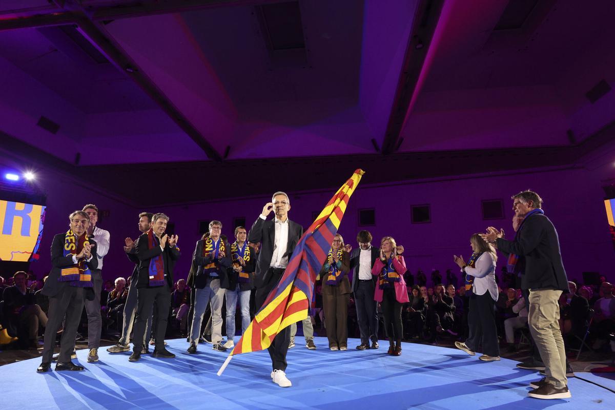 Acto de presentación de 'Nosaltres' la candidatura liderada por Víctor Font