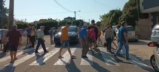 Tensión con turistas en O Hío, donde la Guardia Civil patrulla con un GNR