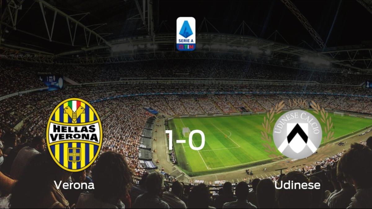El Hellas Verona suma tres puntos a su casillero tras ganar al Udinese (1-0)