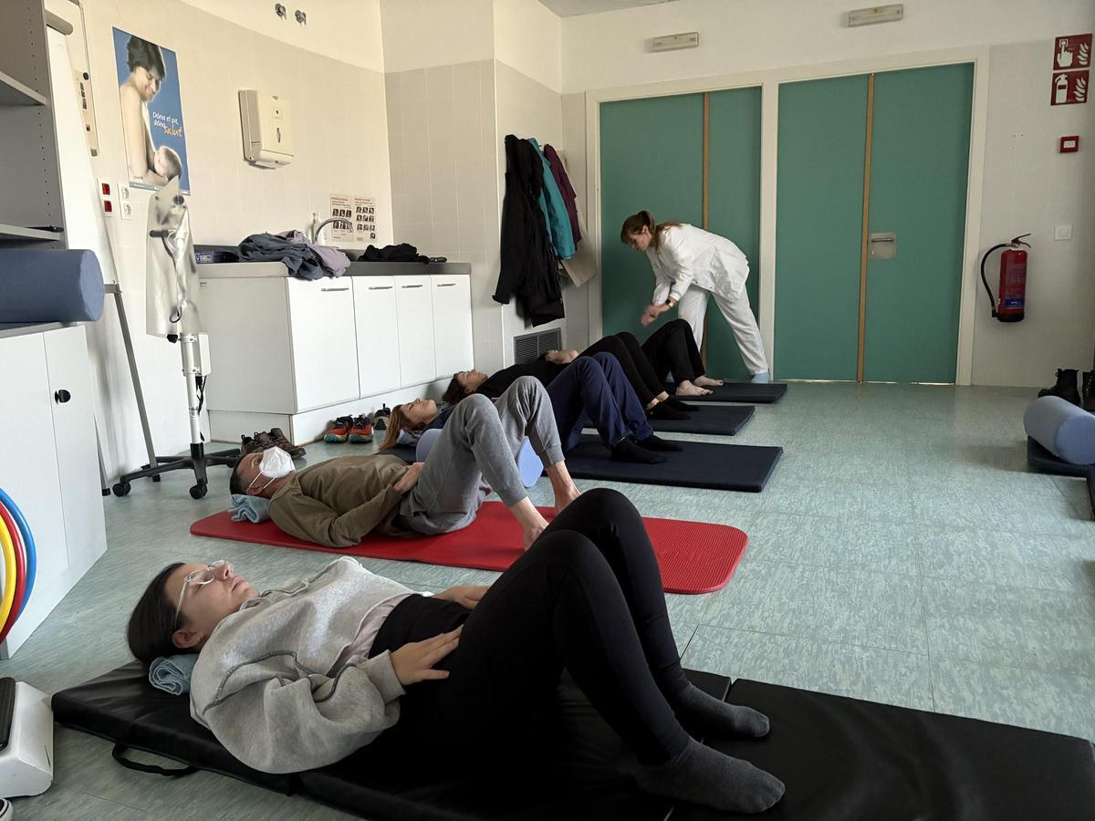 Una sessió grupal a la Vall d'en Bas.