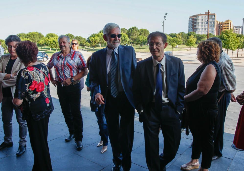 El expresidente de la Generalitat, Joan Lerma, y el consejero de Aguas de Valencia, Jesús Civera