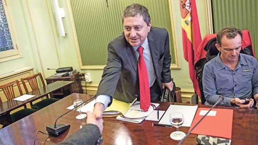 Carlos Jover, ex director general de Obras Públicas del Govern, en su comparecencia.