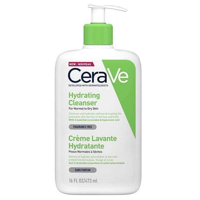 Limpiadora para piel normal a seca Hydrating Cleanser de Cerave