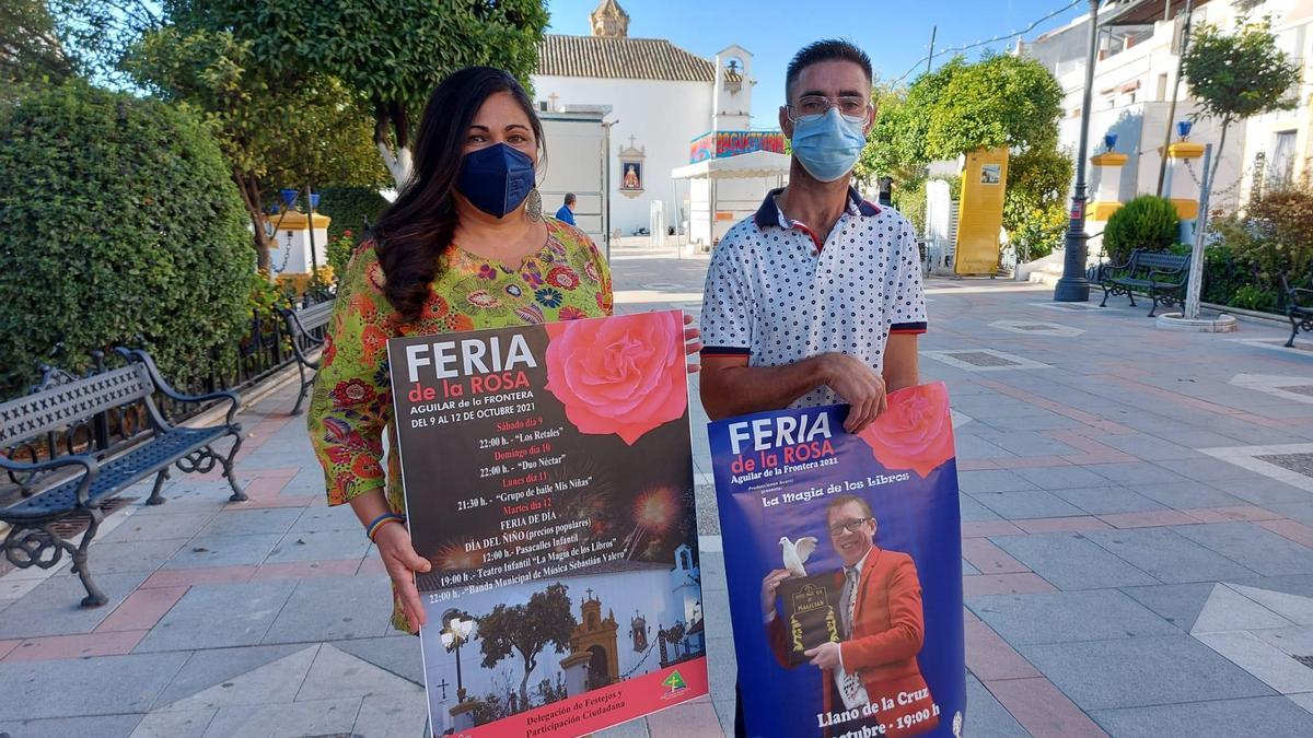 Presentación de la Feria de la Rosa, que se celebra en Aguilar.