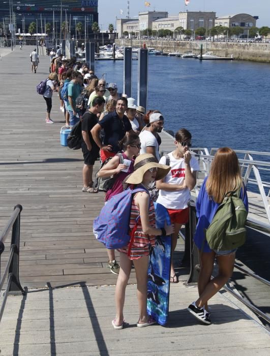 Aluvión de visitantes a Ons