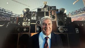 El presidente Joan Laporta, protagonista del video en el que aseguró que el traslado al Sportify Camp Nou sería el 10 de agosto.o