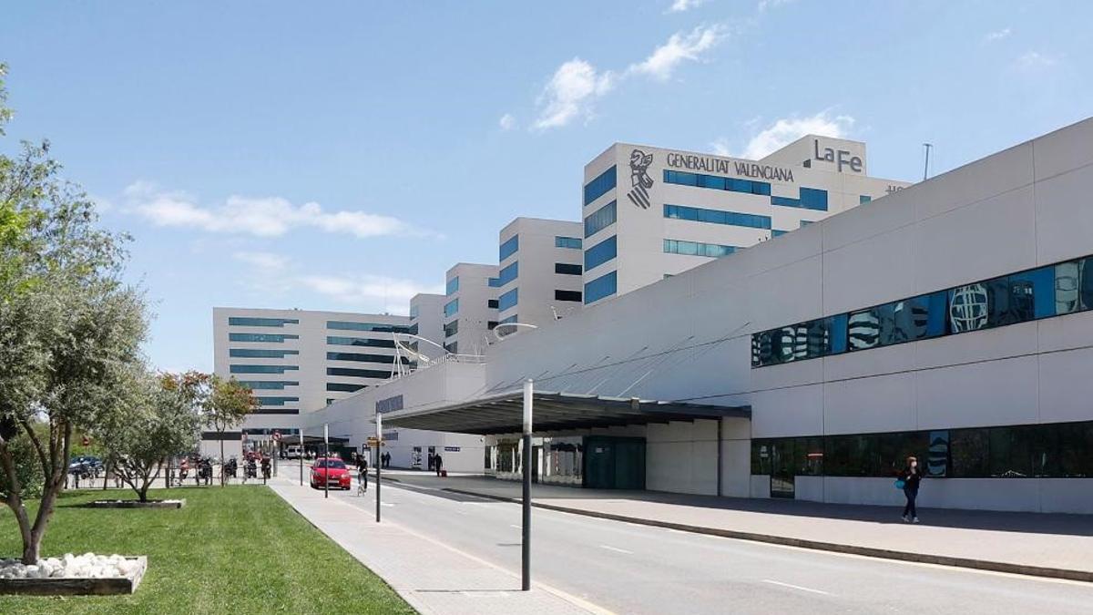 Imagen del Hospital La Fe de Valencia, donde estaba ingresado el caso descartado de virus de Marburgo.