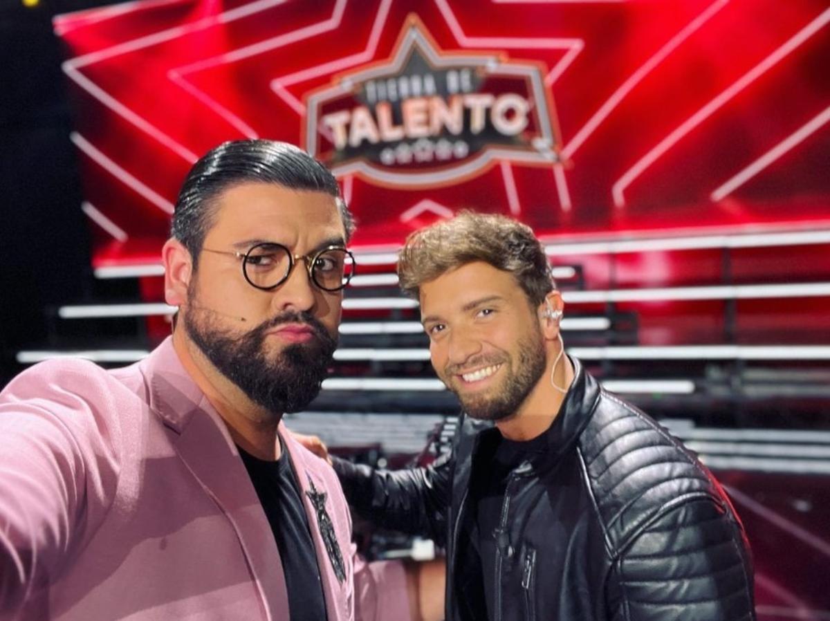 Manu Sánchez y Pablo Alborán