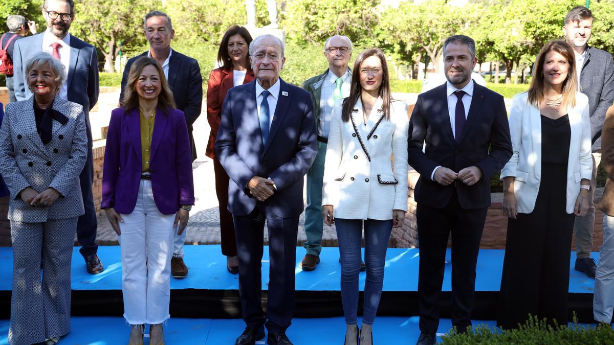 Detalle de la foto de familia de la lista del PP.