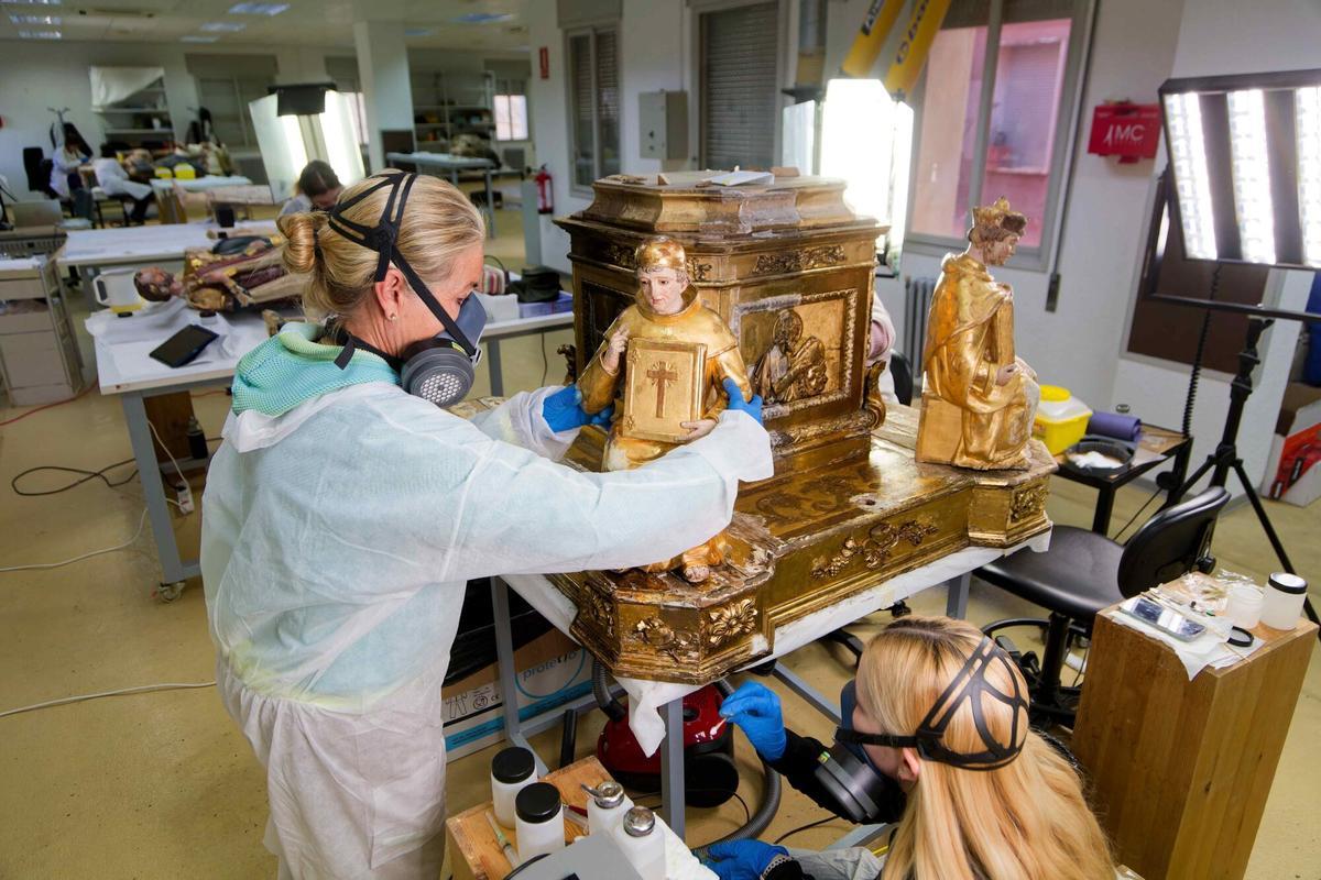 Trabajos en Penyeta Roja (Castellón) del IVCR+i. Trabajos en Penyeta Roja (Castellón) del IVCR+i.