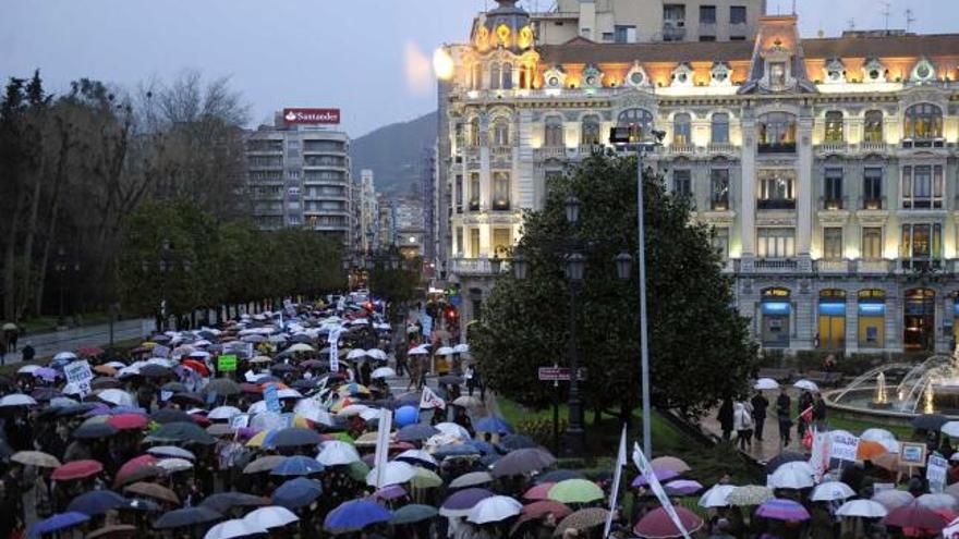 Imagen de archivo de una manifestación de la concertada.