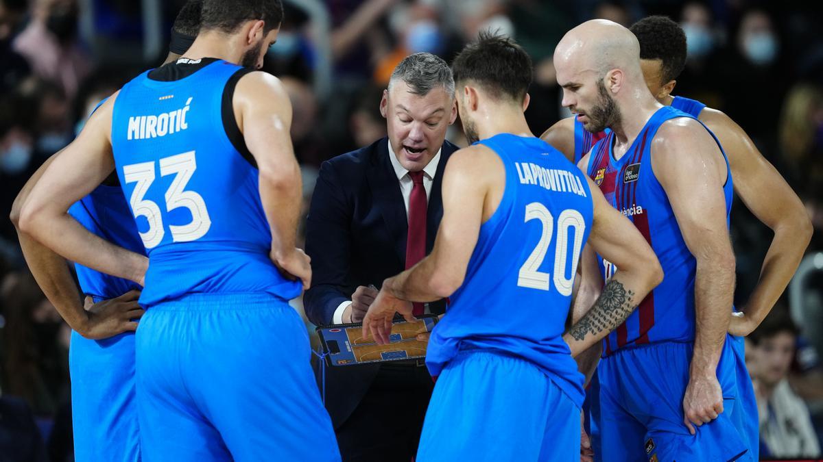 Jasikevicius quiere a sus jugadores concentrados, cosa que no ocurrió ante el Breogán en la primera mitad