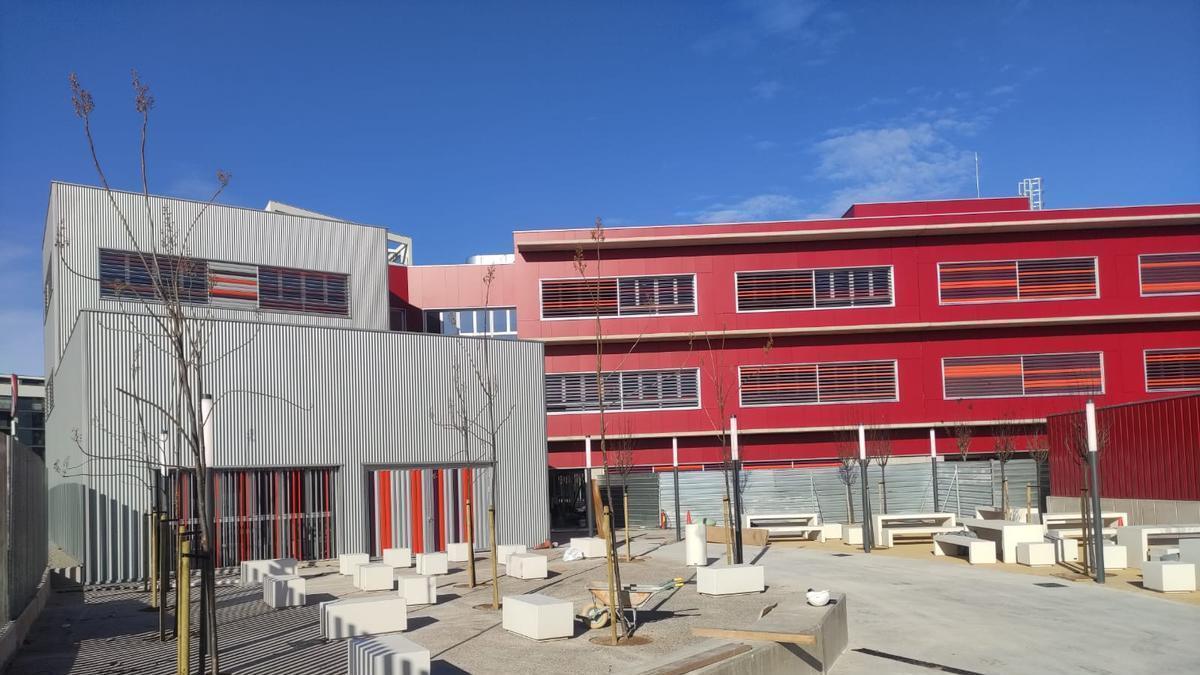 Avanzan las obras en el CPI Valdespartera III de Zaragoza.