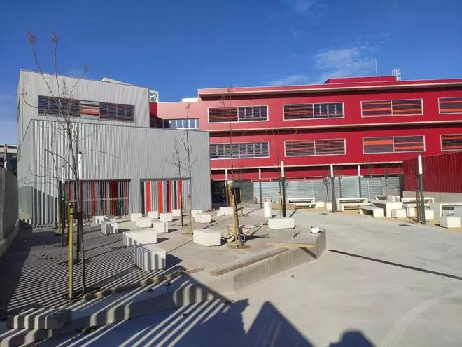 Avanzan las obras en el CPI Valdespartera III de Zaragoza.