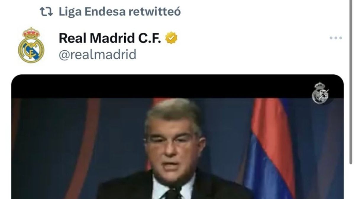 El polémico retuit de la ACB al vídeo del Real Madrid