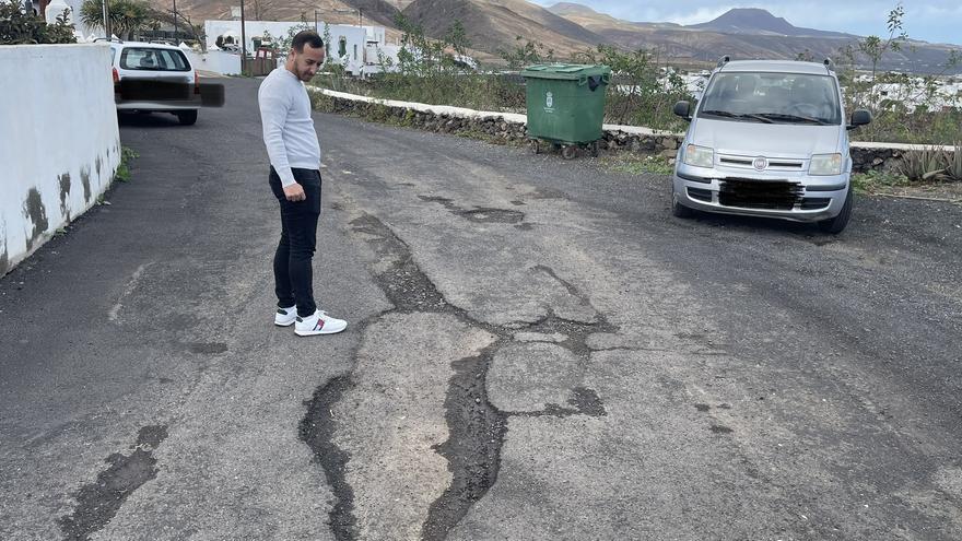 El PP de Haría exige un plan de reasfaltado, limpieza y embellecimiento de calles en el pueblo de Mala