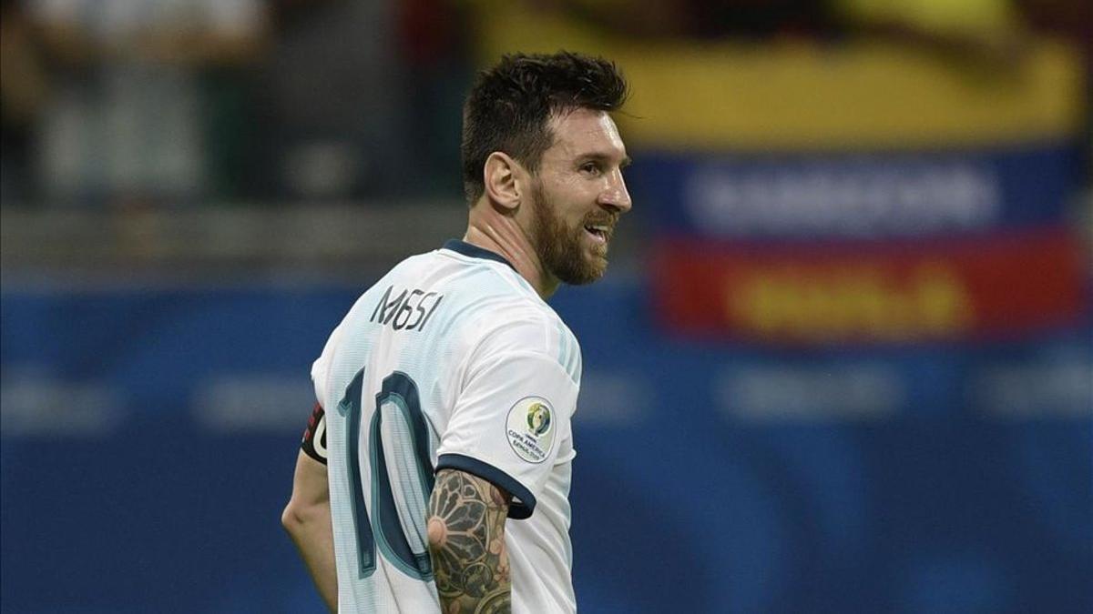 Lionel Messi lamentó la derrota ante Colombia