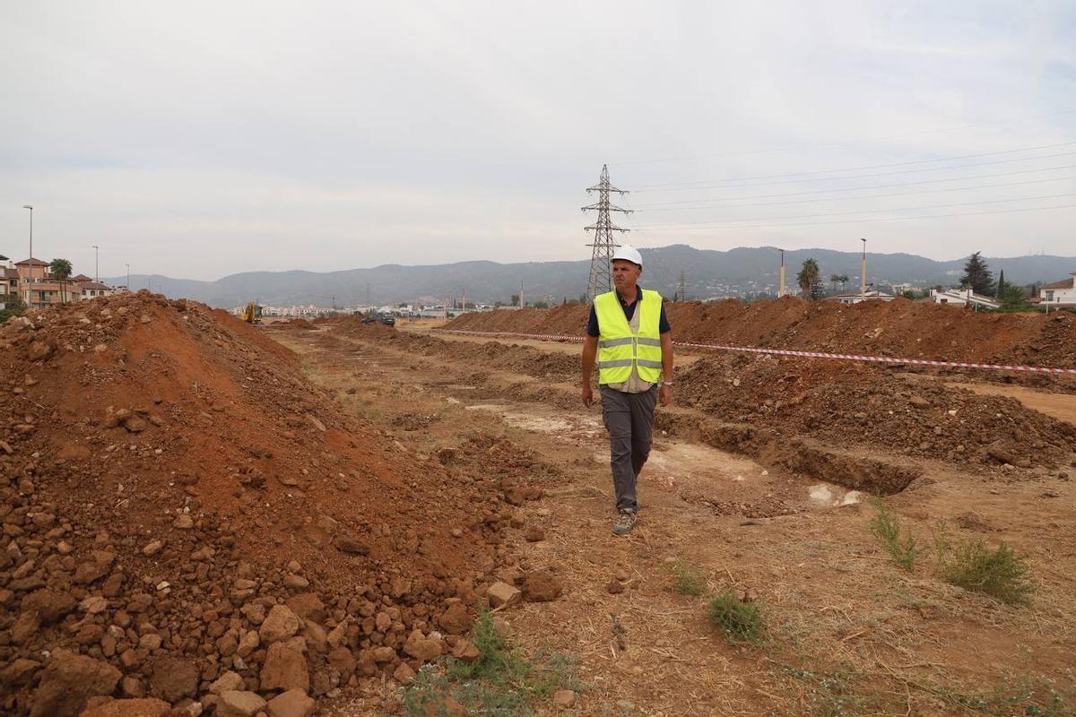 Catas arqueológicas en la ronda Norte, previas a la intervención en la vía.