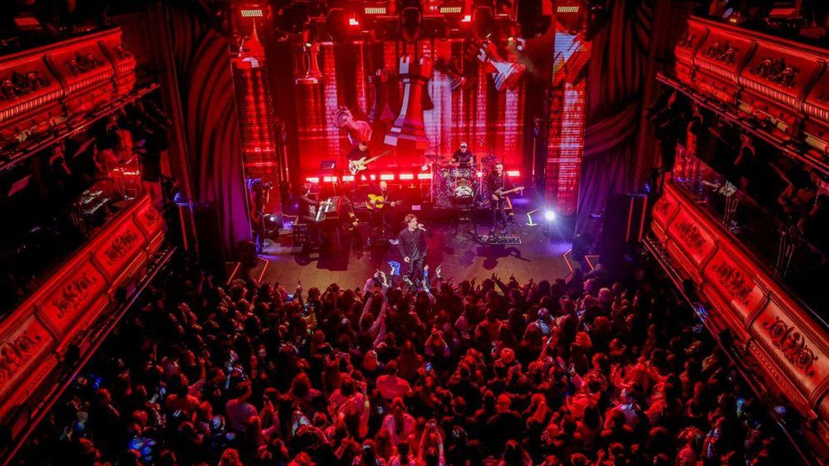 El interior del Teatro Eslava, en Madrid, durante un concierto.