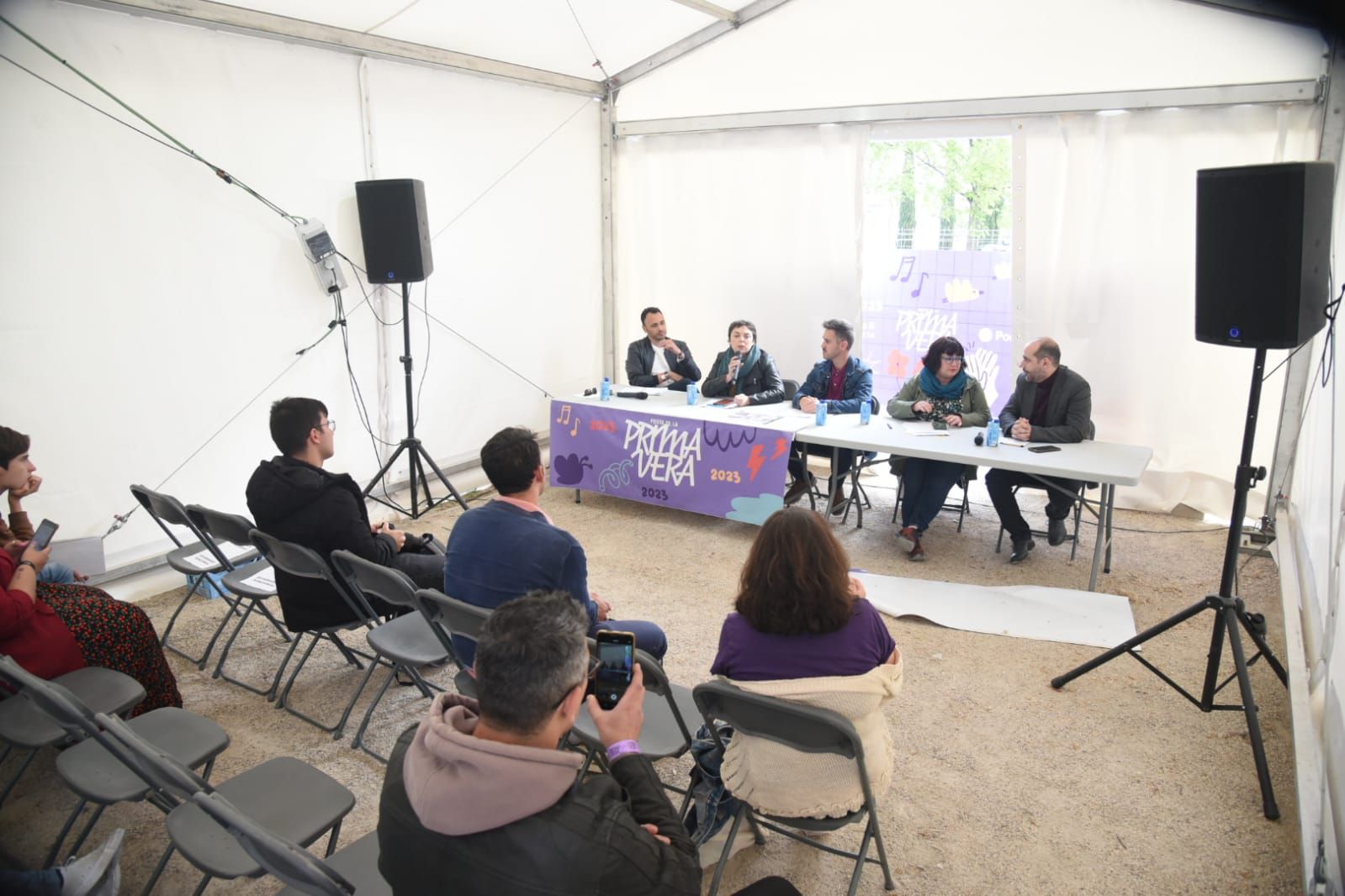 Fiesta de la Primavera de Podemos en Zaragoza