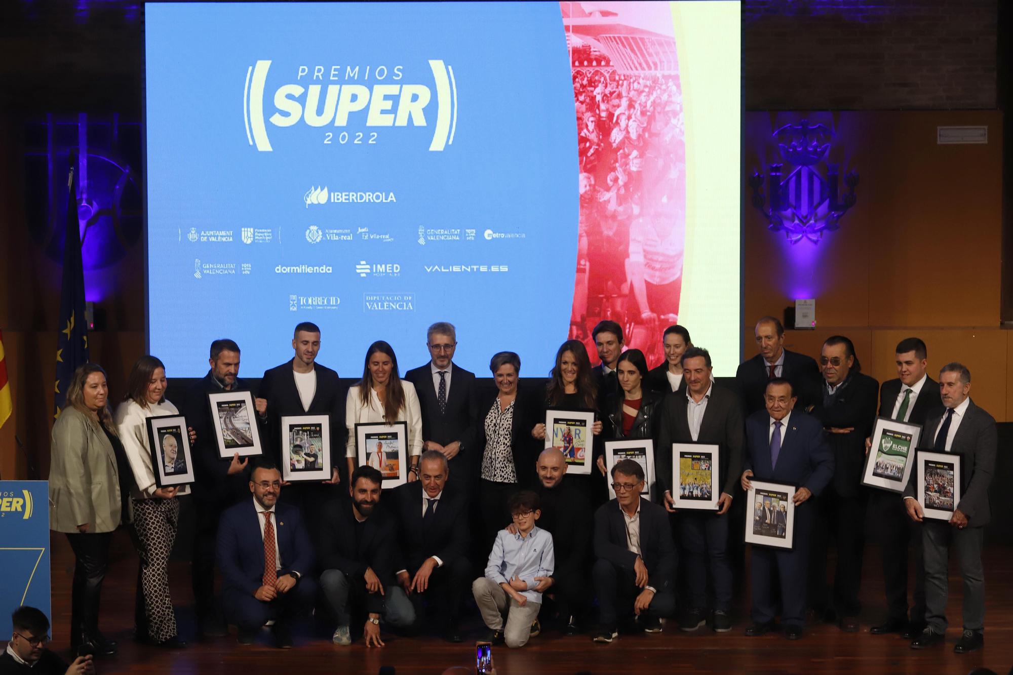 Premios SUPER: Todos los galardonados en la edición 2022