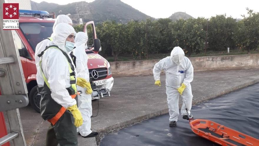 Hallan el cadáver de un hombre en el interior de una balsa de riego entre Nules y La Vilavella