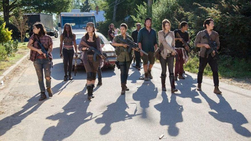 Los protagonistas de &#039;The Walking Dead&#039; en Alexandria.