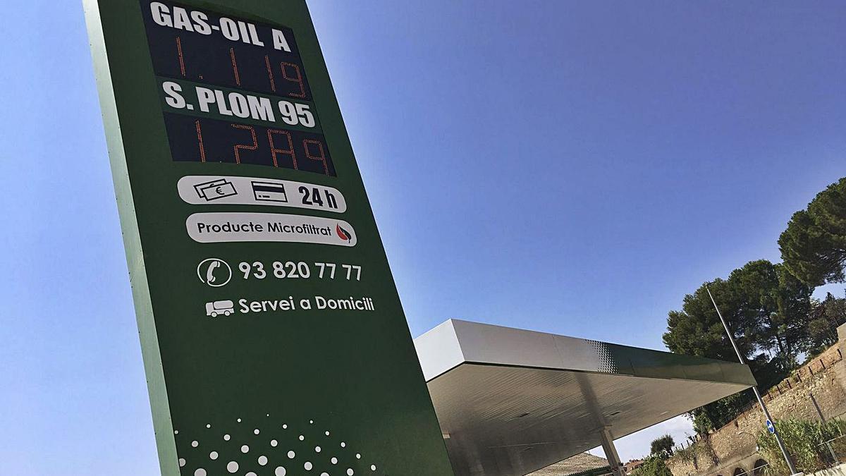 El preu dels combustibles no para de pujar | ARXIU/SÍLVIA BELMONT