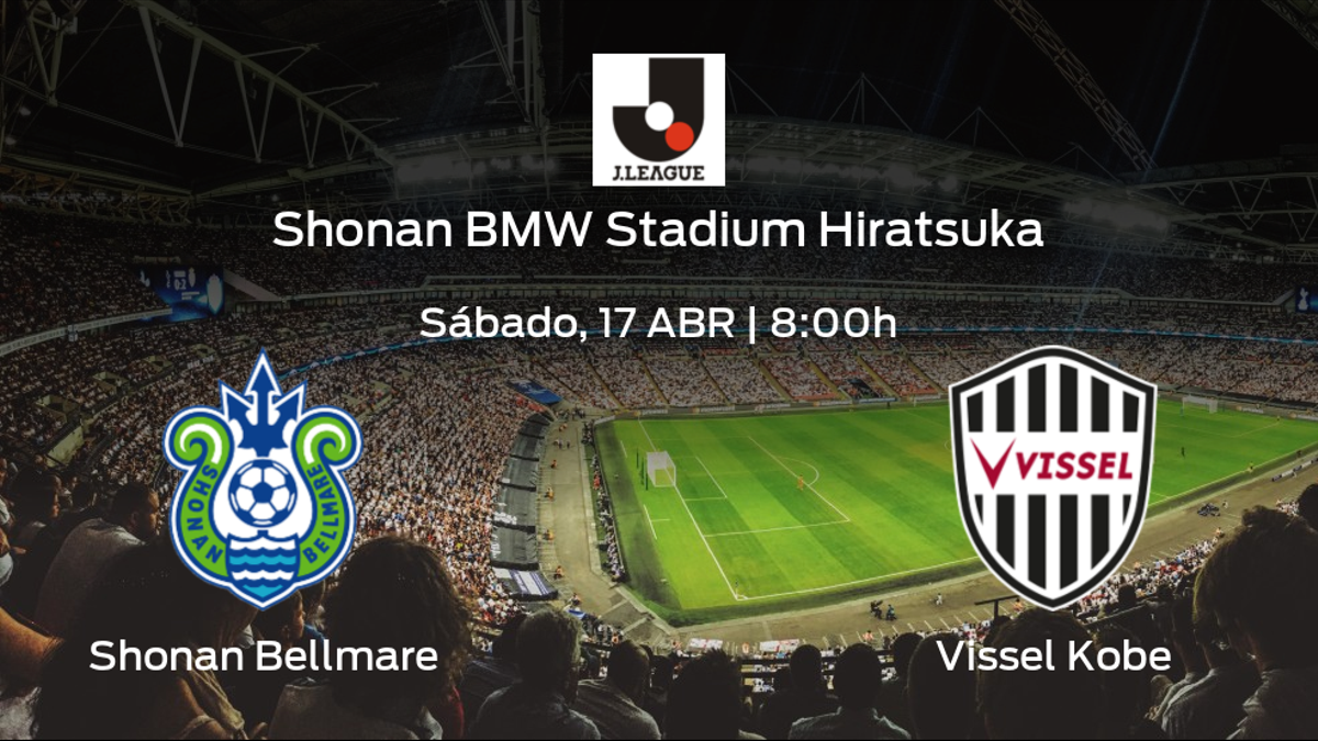 Jornada 10 de Liga Japonesa J1: previa del encuentro Shonan Bellmare - Vissel Kobe