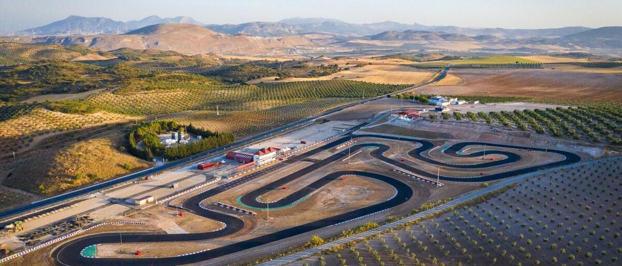 Vista aérea del circuito de Campillos.