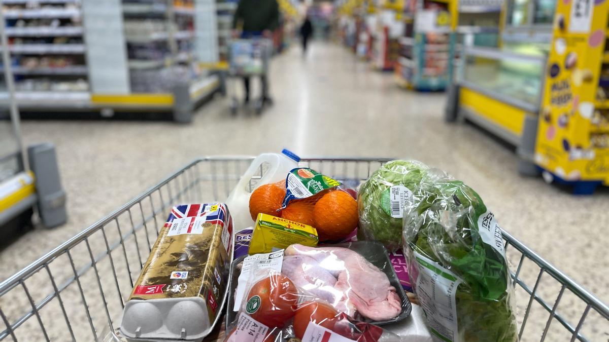 Compra en un supermercado de Londres