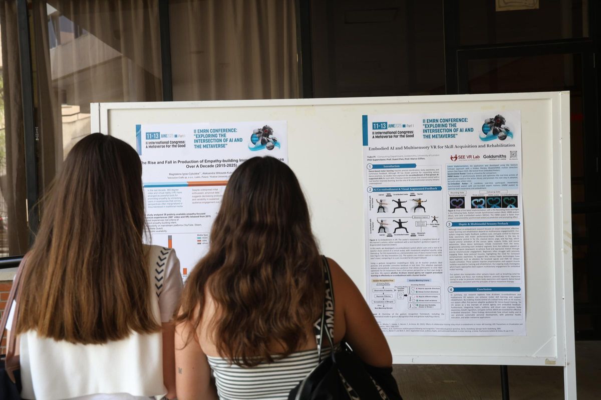 Asistentes al congreso internacional del metaverso, celebrado en la Universidad de Alicante