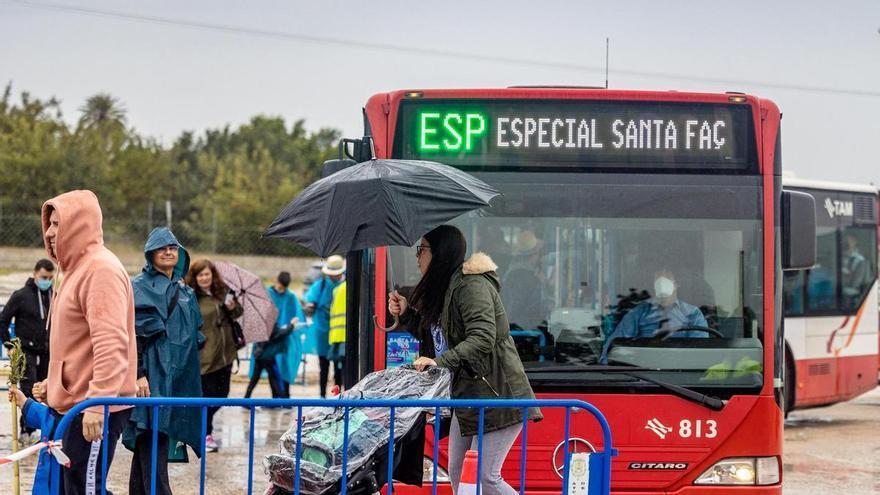 Santa Faz de Alicante: horarios y frecuencia de las lanzaderas y cambios en los autobuses