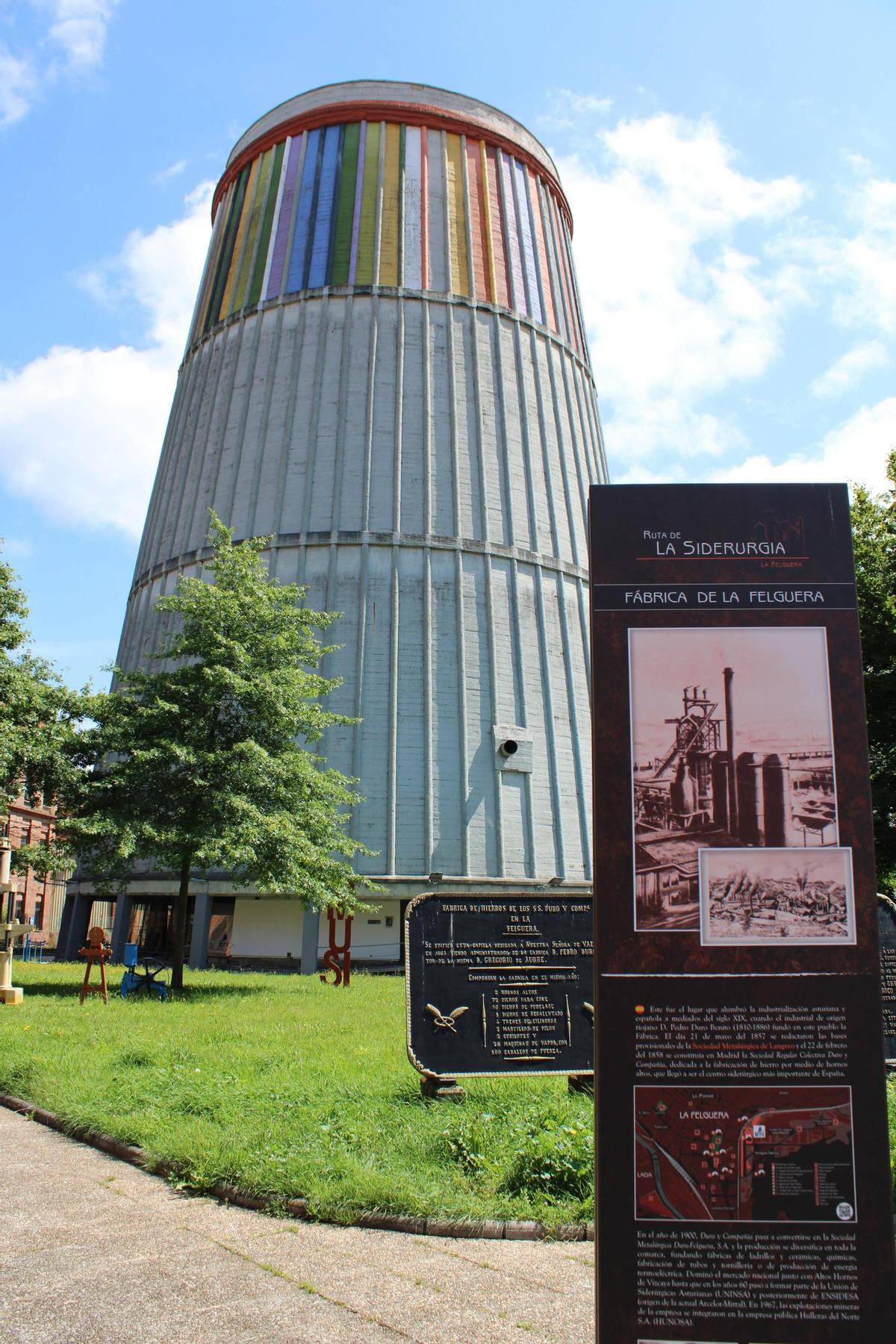 El refrigerante del Museo de la Siderurgia.